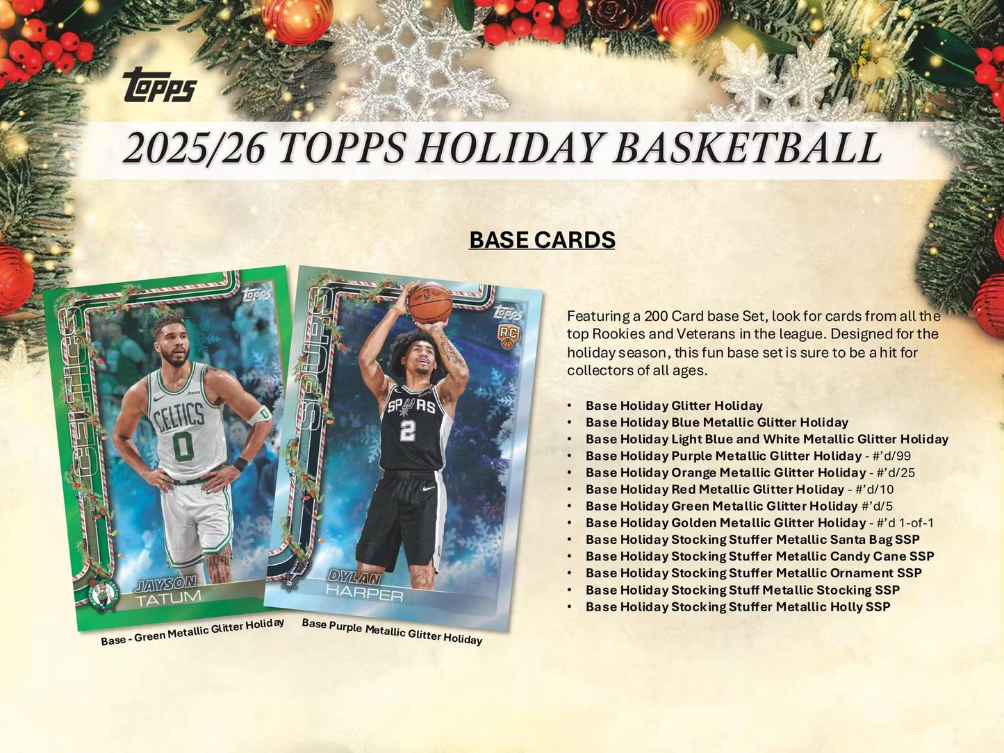 2025/26 Topps Holiday Basketball Mega Boks