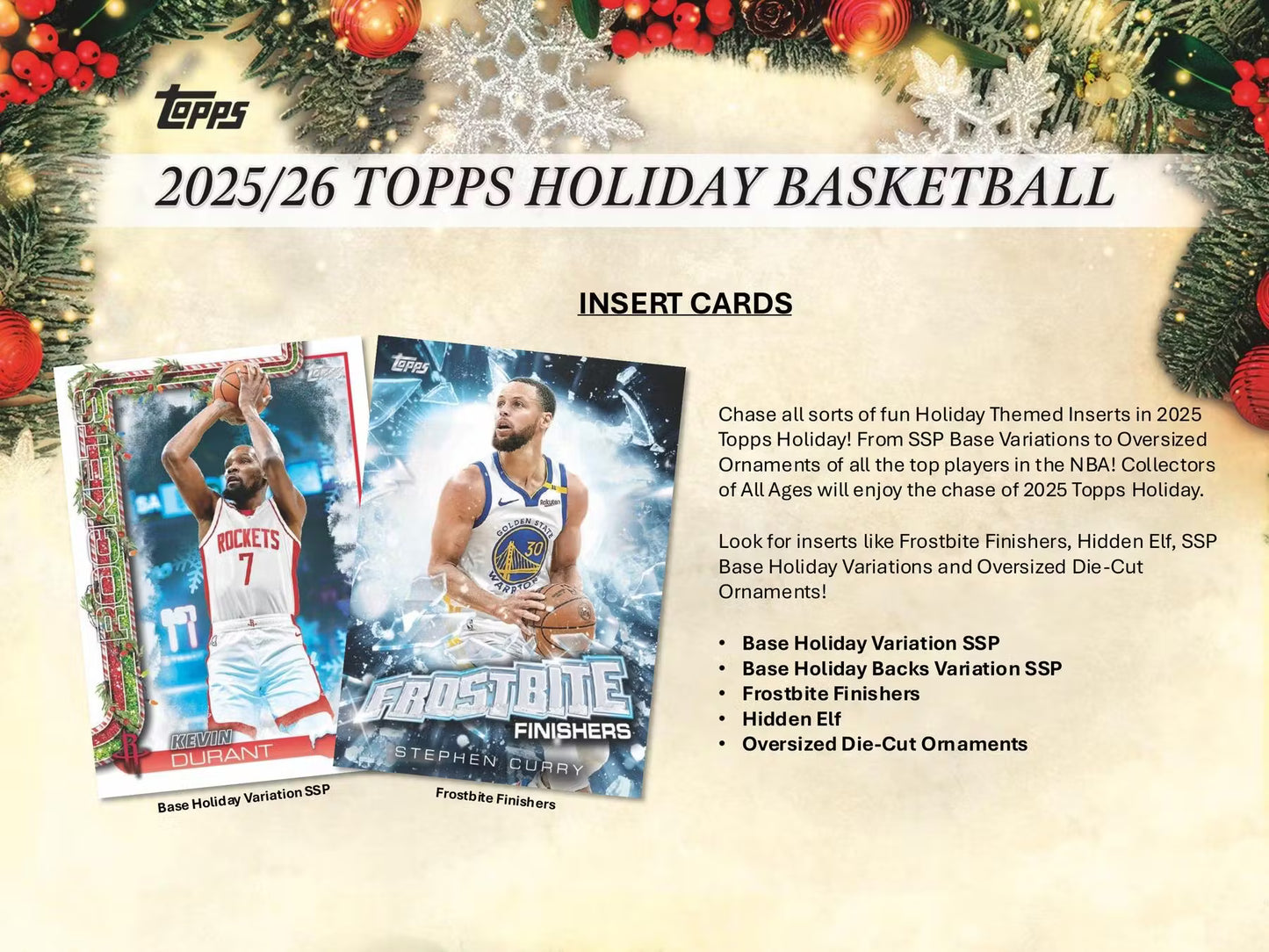 2025/26 Topps Holiday Basketball Mega Boks