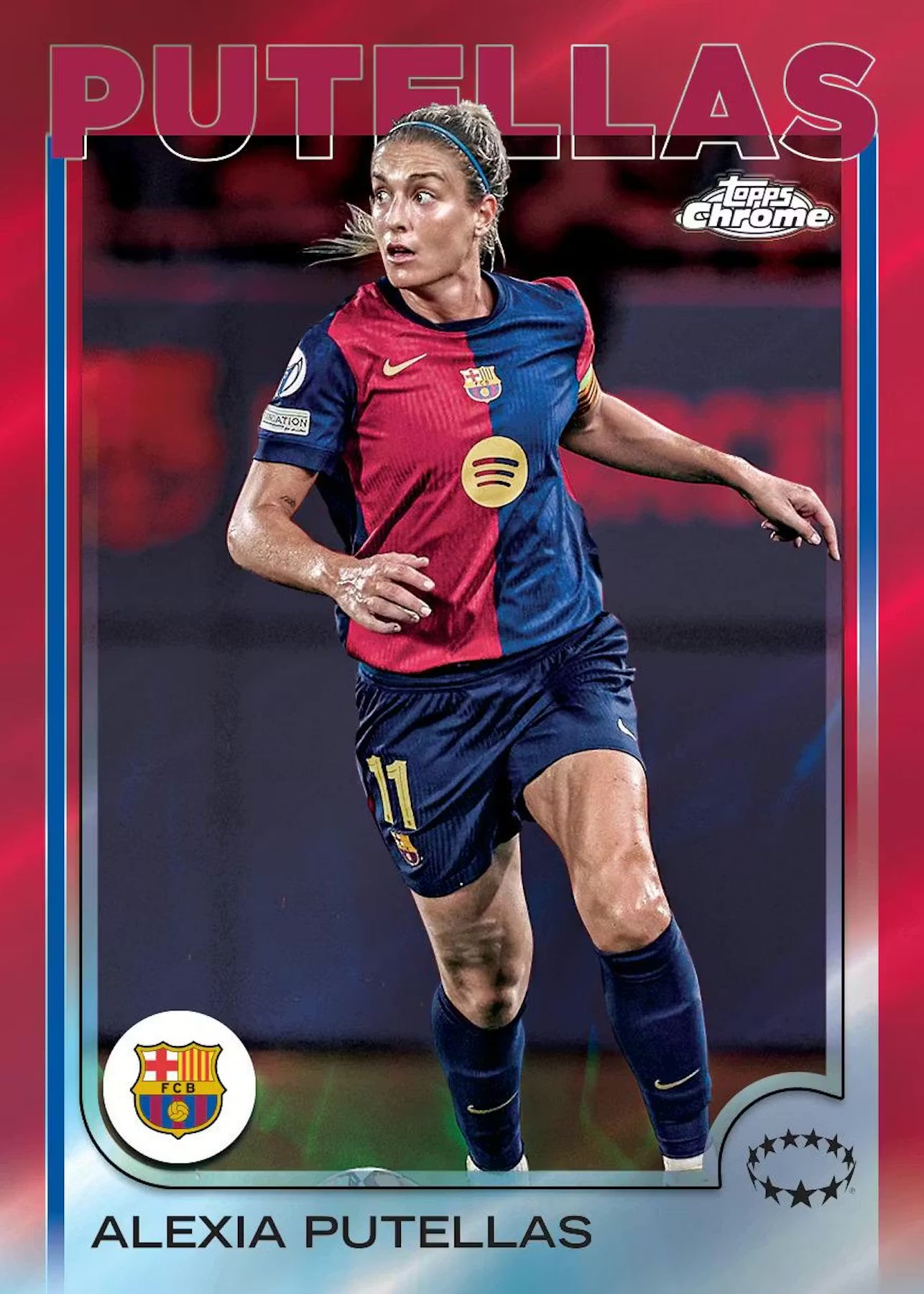 2024/25 Topps Chrome UEFA Women's Champions League Soccer Blaster Boks - break addicts