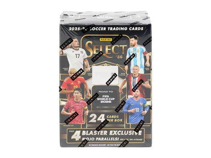 2025/26 Panini Select Road to FIFA World Cup Soccer Blaster boks - Løs pakke