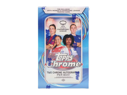 2025/26 Topps Chrome Women's UEFA Champions League Soccer Hobby Boks