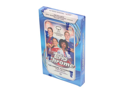 2025/26 Topps Chrome Women's UEFA Champions League Soccer Hobby Boks
