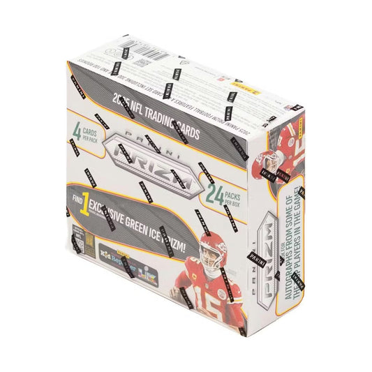 2025 Panini Prizm Football Retail, Forseglet Prizm NFL Retail boks.