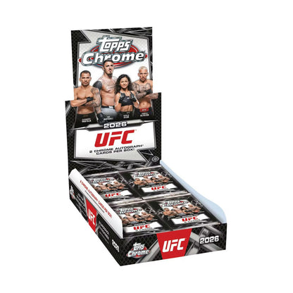 2026 Topps Chrome UFC Hobby, Forseglet Chrome UFC Hobby boks.