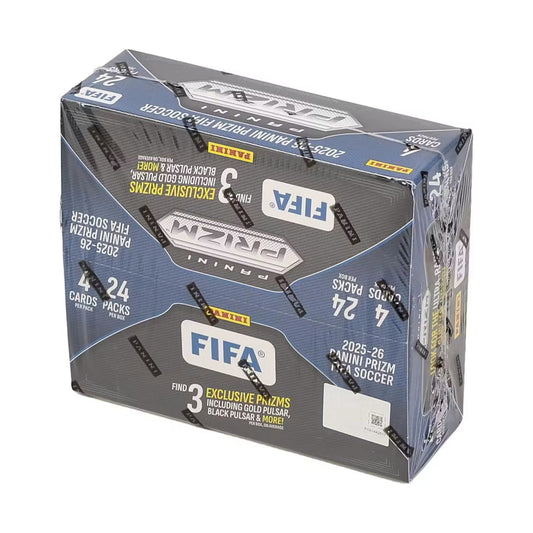 2025/26 Panini Prizm FIFA Retail, Forseglet Prizm FIFA Retail boks.