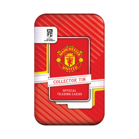 Manchester United Collector Tin 2027. Original emballasje for hel tin.