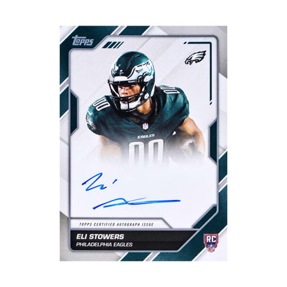 Eli Stowers Rookie Real One autograf. Produsentens Hanger korteksempel, ikke garantert innhold