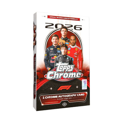 2026 Topps Chrome F1 Formula 1 Hobby Boks. Original emballasje for hel boks. – Break #1631