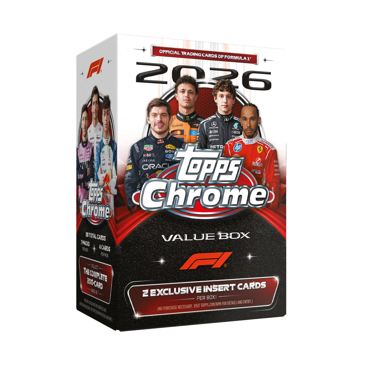 2026 Topps Chrome Formula 1 Blaster boks i original emballasje