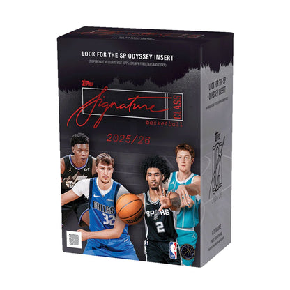 2025-26 Topps Signature Class Basketball - Blaster boks ( Forhåndssalg Lansering 28.05.26) - break addicts