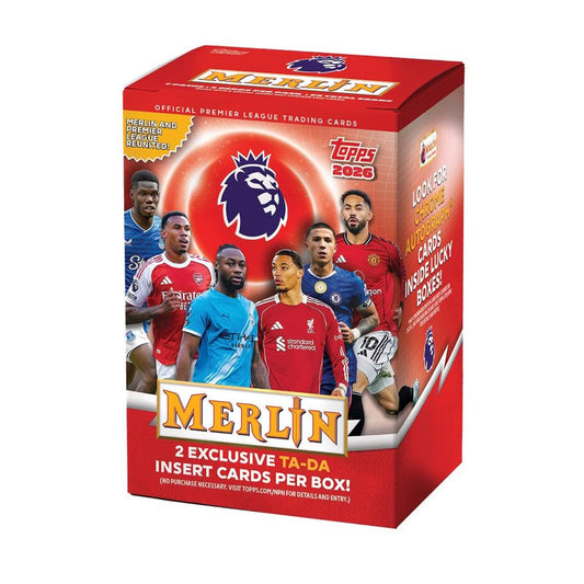 🧙 Random Team Break #1403 – 5× 2025/26 Topps Merlin Premier League Blaster Bokser - break addicts