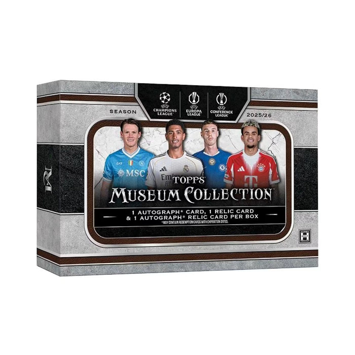 2025/26 Topps UEFA Club Competitions Museum Collection Soccer Hobby Boks (Forhåndssalg) - break addicts
