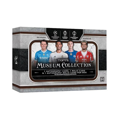 2025/26 Topps UEFA Club Competitions Museum Collection Soccer Hobby Boks (Forhåndssalg) - break addicts