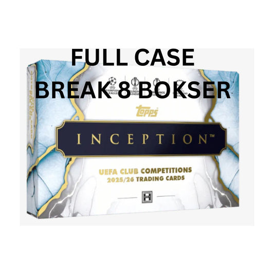 ⚽ PYT/P Case Break #1498 - 8x Topps Inception UEFA Club Competitions 2025/26 Hobby bokser (Full case)