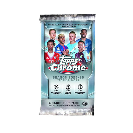 2025/26 Topps Chrome UCC Hobby Pakke (Lansering 07.05.26) - break addicts