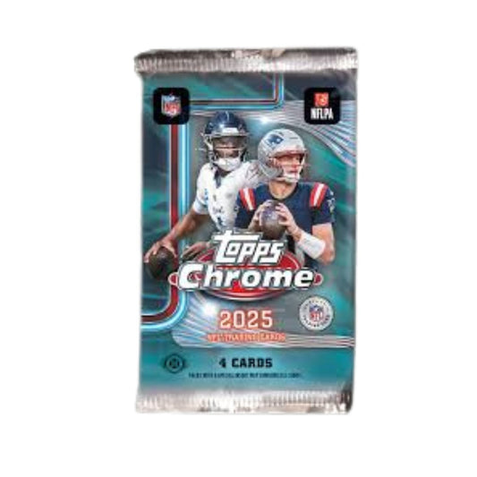 2025 Topps Chrome Football Blaster Pakke - break addicts