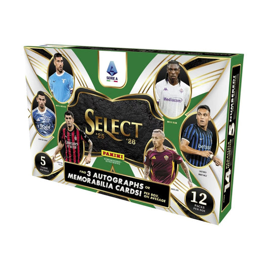 Random Team Break #1353 – 1× 2025/26 Panini Select Serie A Soccer Hobby Boks - break addicts