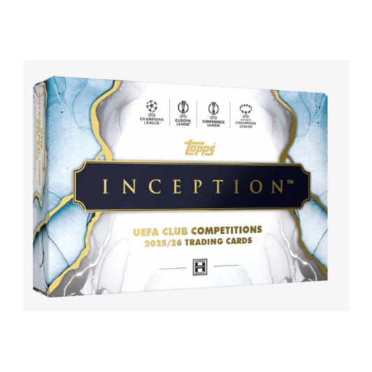 2025/26 Topps Inception UEFA Club Competitions  Boks (forhåndssalg) - break addicts