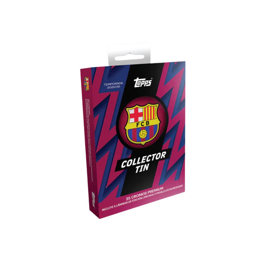 2025/26 Topps Barcelona FC Collector Tin (Pre-Order Sendes ut fra 07.11.25)