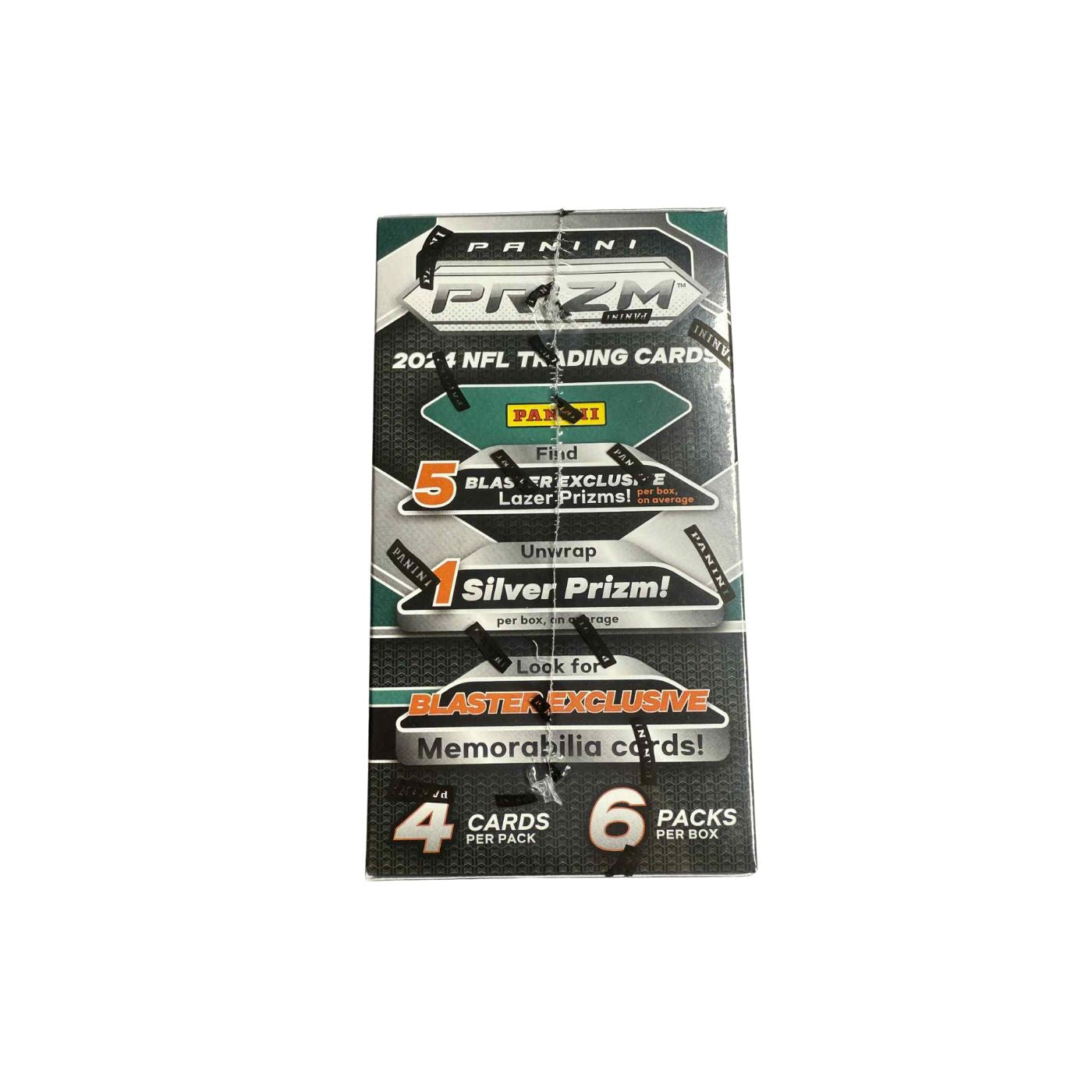 2024 Panini Prizm Football 6-Pakke Blaster Boks (Lazer Prizms!)