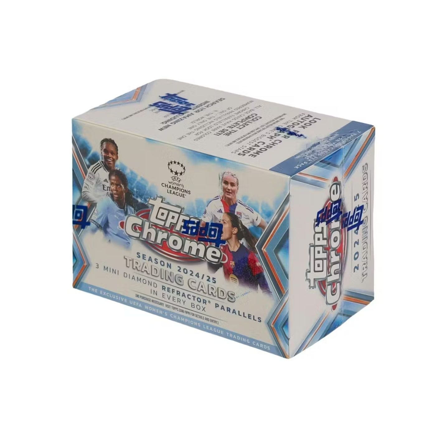 2024/25 Topps Chrome UEFA Women's Champions League Soccer Blaster Boks - break addicts