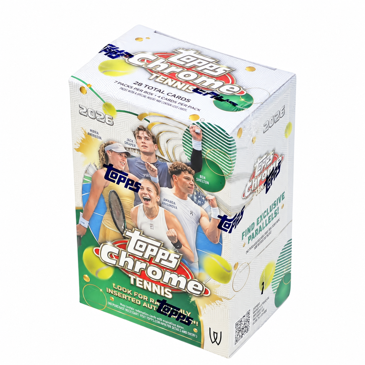 2026 Topps Chrome Tennis Blaster boks - break addicts
