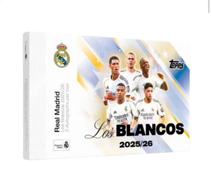 🎲 Random Player Break #1186 –1 x  Topps Los Blancos Real Madrid 2025/26 Boks - break addicts