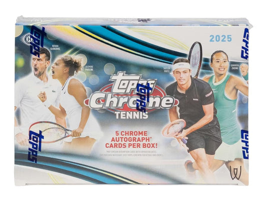 🎾 Random Bokstav/Navn Break #1184 – 1x 2025 Topps Chrome Tennis Breaker Delight Boks - break addicts