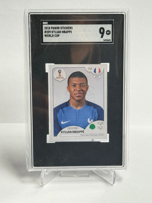 2018 Panini Stickers Kylian Mbappé World Cup SGC 9