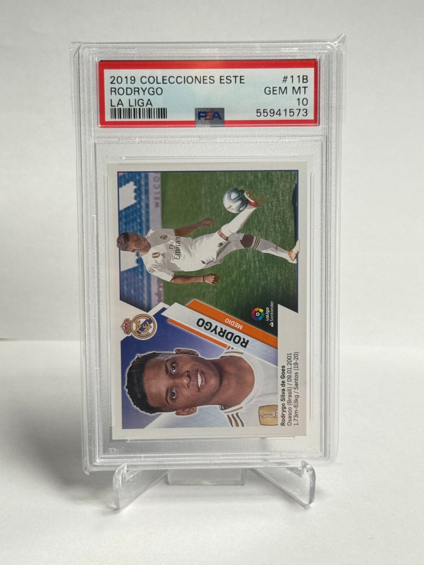 2019 Colecciones Este La Liga Rodrygo PSA 10