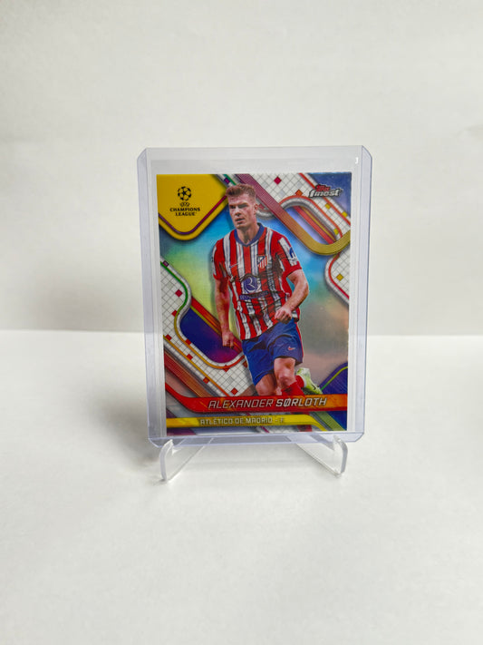 2024-25 Topps finest Alexander Sørloth Refractor
