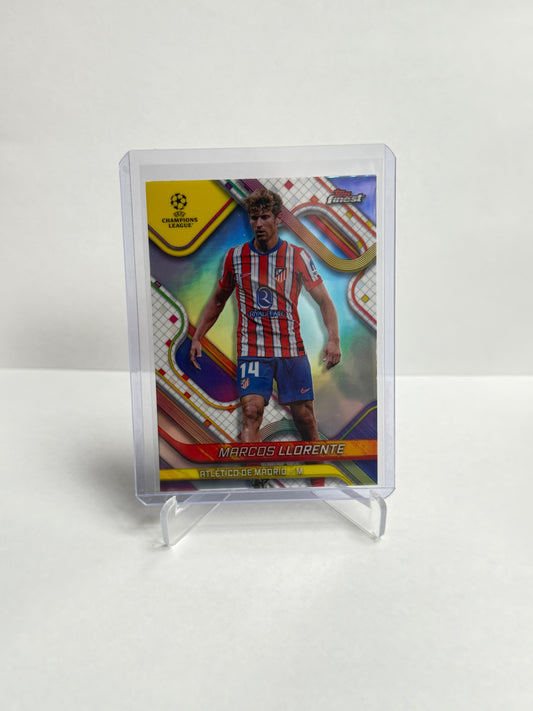 2024-25 Topps finest Marcos Llorente Refractor