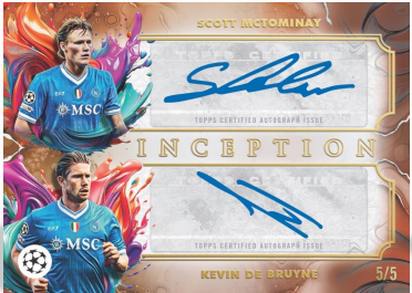 2025/26 Topps Inception UEFA Club Competitions  Boks (forhåndssalg) - break addicts