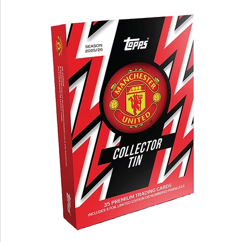 2025-26 Topps Manchester United Collectors Tin