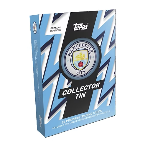2025-26 Topps Manchester City Collectors Tin