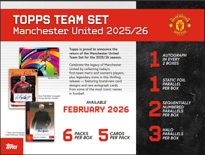 ⚽ Topps Manchester United Team Set 2025/26 - break addicts