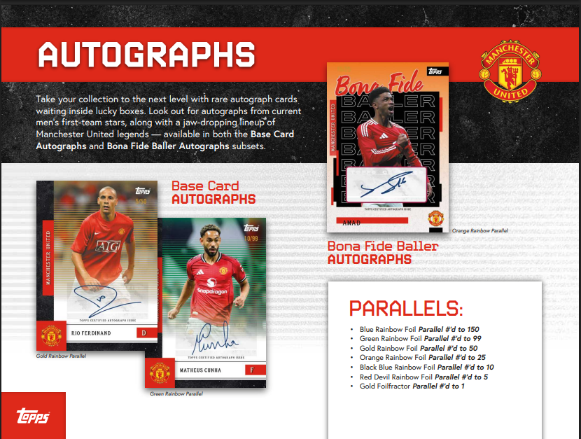 ⚽ Topps Manchester United Team Set 2025/26 - break addicts