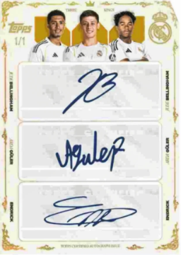 🎲 Random Player Break #1186 –1 x  Topps Los Blancos Real Madrid 2025/26 Boks - break addicts