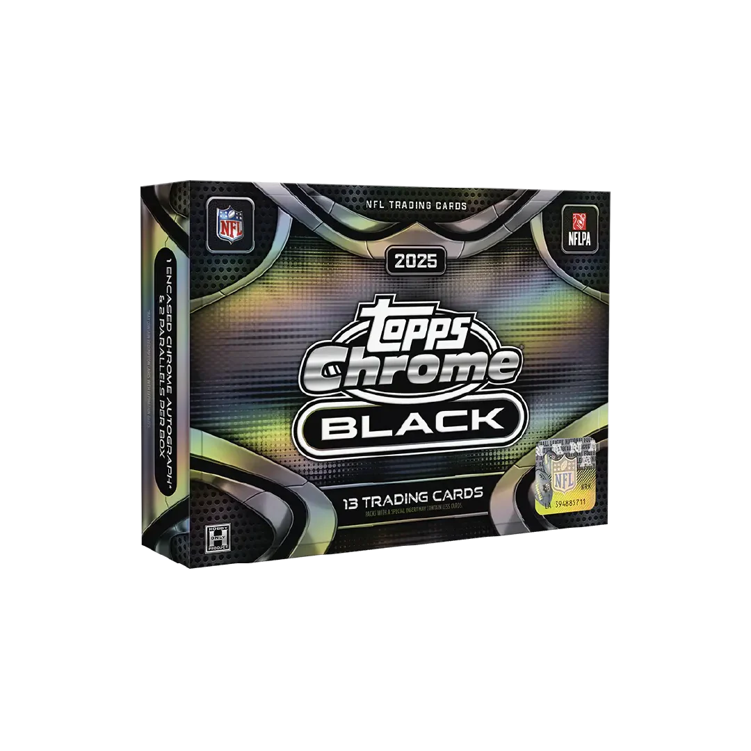 2025 Topps Chrome Black Football Hobby Boks