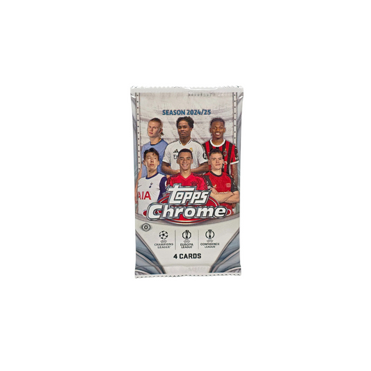 Topps Chrome UEFA Club Competitions 2024/25 Hobby Pakke