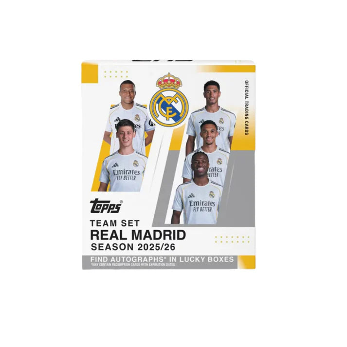 Topps Real Madrid 2025/26 Team Set Boks - break addicts