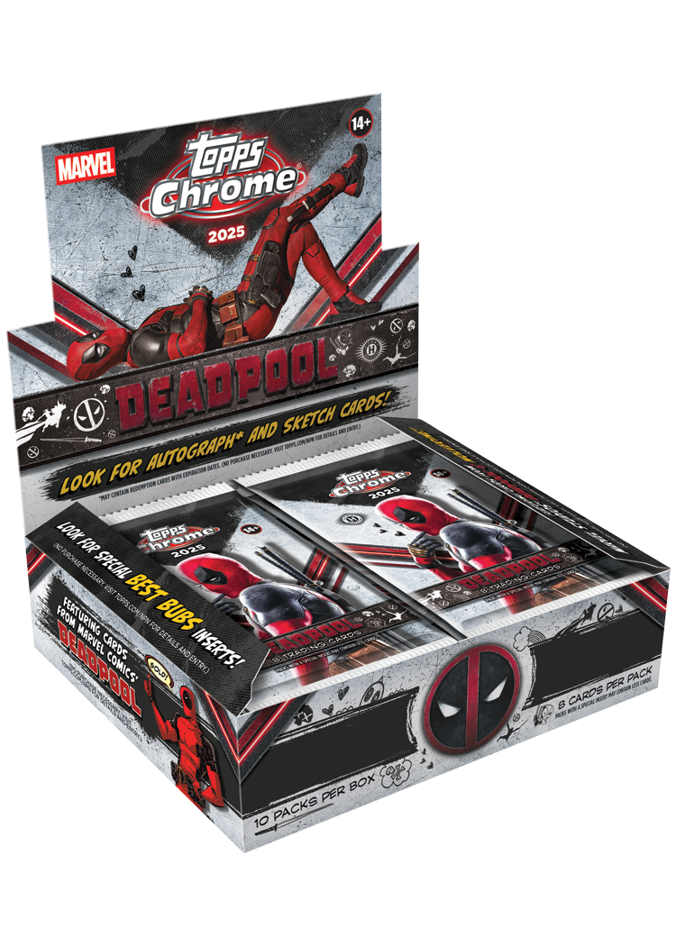 2025 Topps Chrome Deadpool Hobby Boks - break addicts