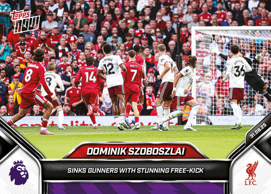 Dominik Szoboszlai - 2025-26 Premier League Topps NOW® - Card 16 (Forhåndssalg)