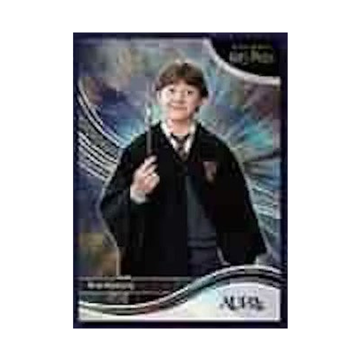 2026 Harry Potter Aura Hobby, Ron Weasley Silver. Produsentens korteksempel, ikke garantert innhold. Produsentens forhåndsvisning; endelig kortutførelse kan avvike.