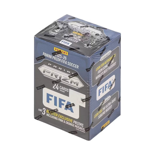2025/26 Panini Prizm FIFA Blaster, Forseglet Blaster boks med 24 kort.