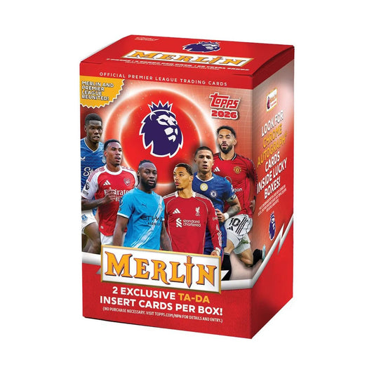 2025/26 Topps Merlin EPL Blaster, Forseglet Merlin EPL Value boks.