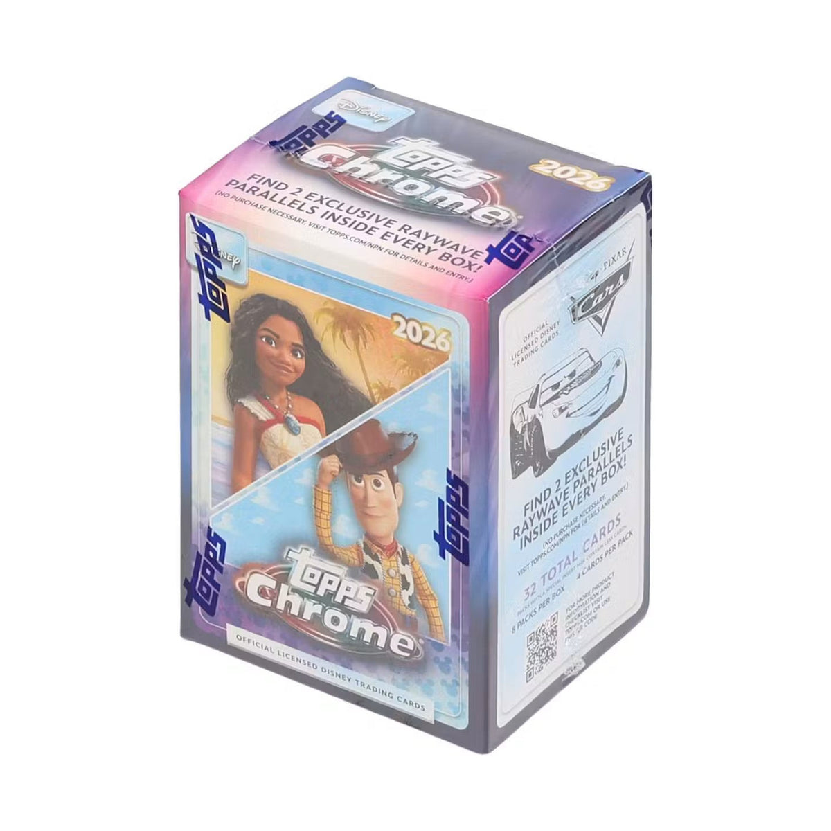 2026 Topps Chrome Disney Blaster, Forseglet Disney Value boks.