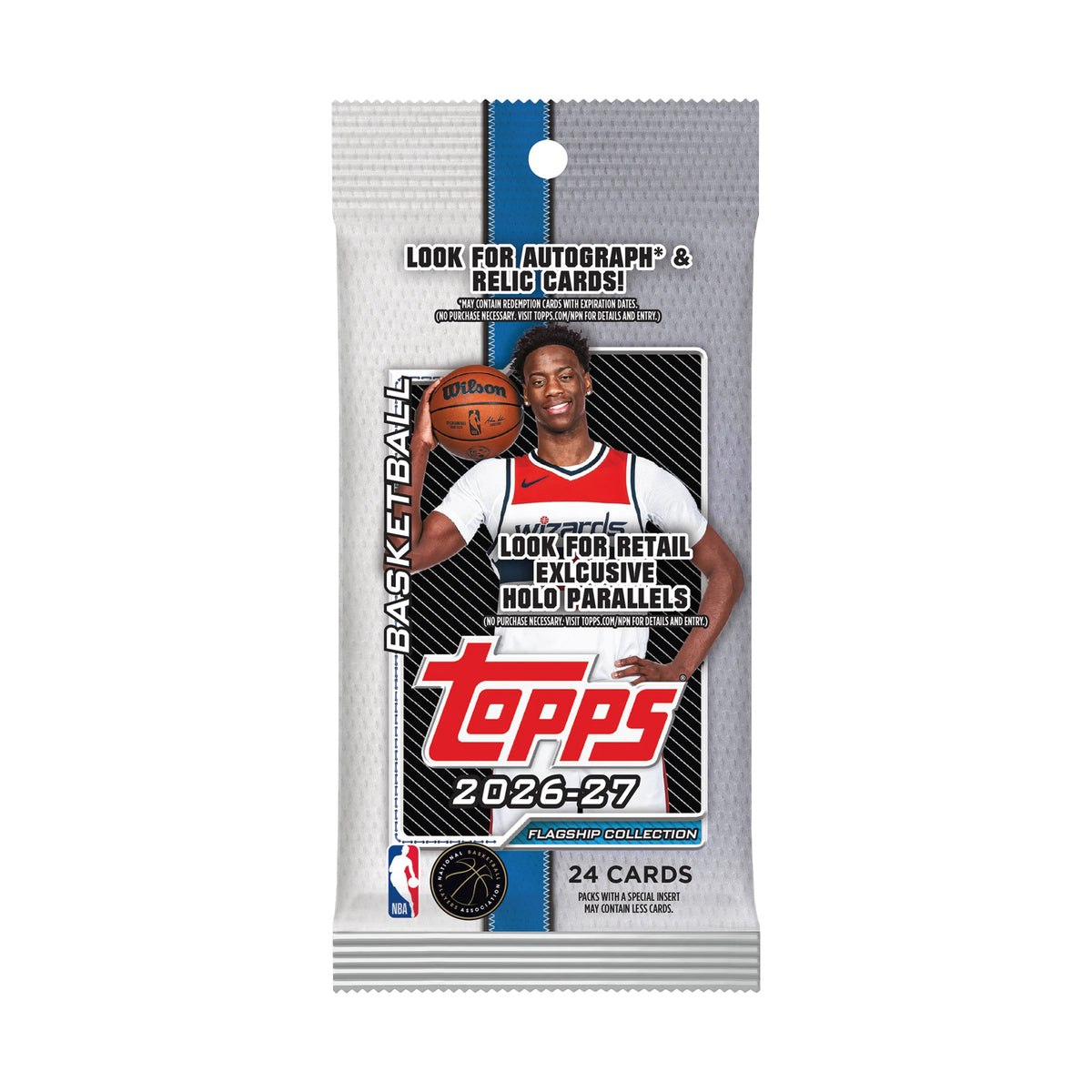 2026/27 Topps Flagship Basketball Fat Pack, forseglet produkt.