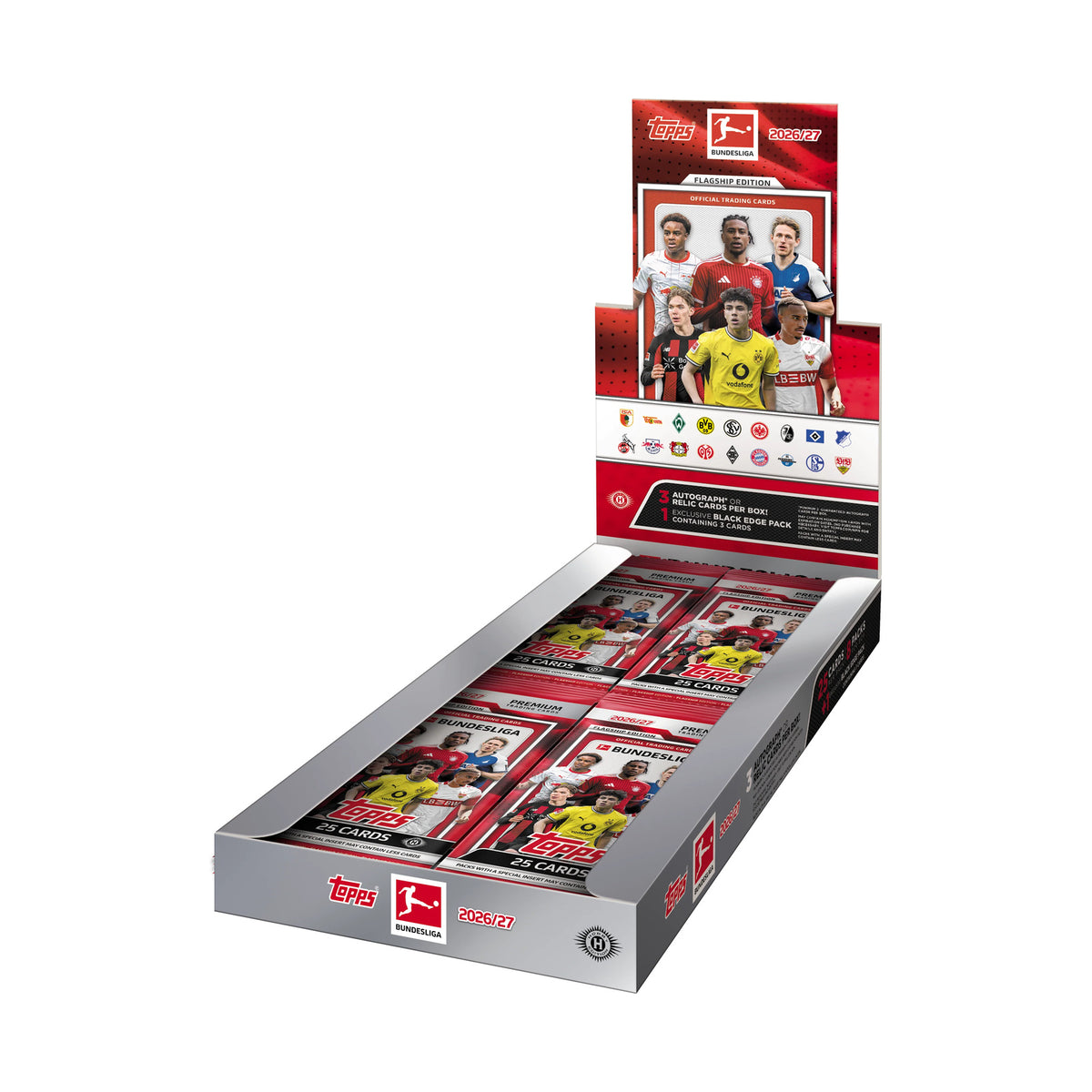 2026/27 Topps Flagship Bundesliga Hobby Jumbo Boks, forseglet boks.