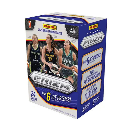 2025 Panini Prizm WNBA Blaster. Forseglet Blaster boks med 6 pakker.